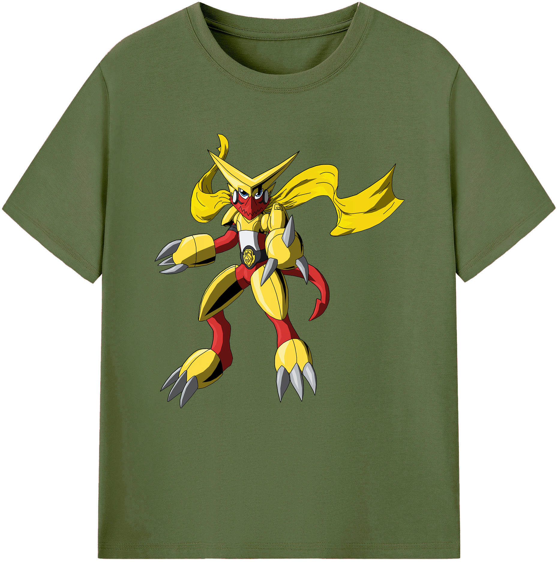 （画像用） Digimon デジタルモンスター/デジモン 綿100％半袖Tシャツ（フロントプリント）